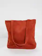 Рыжий сумка шоппер вельветовая