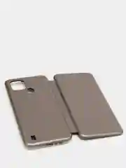 Серый чехол-книжка для Realme C21 2021