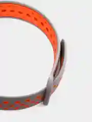 Оранжевый перфорированный cиликоновый ремешок для Xiaomi Mi Band 3 и Mi Band 4, ми банд 3/4
