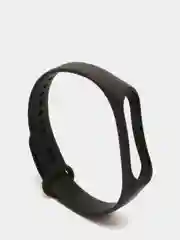Черный ремешок силиконовый для Xiaomi Mi Band 3/4