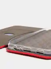 Красный чехол-книжка для Samsung Galaxy A22 / M32 / M22