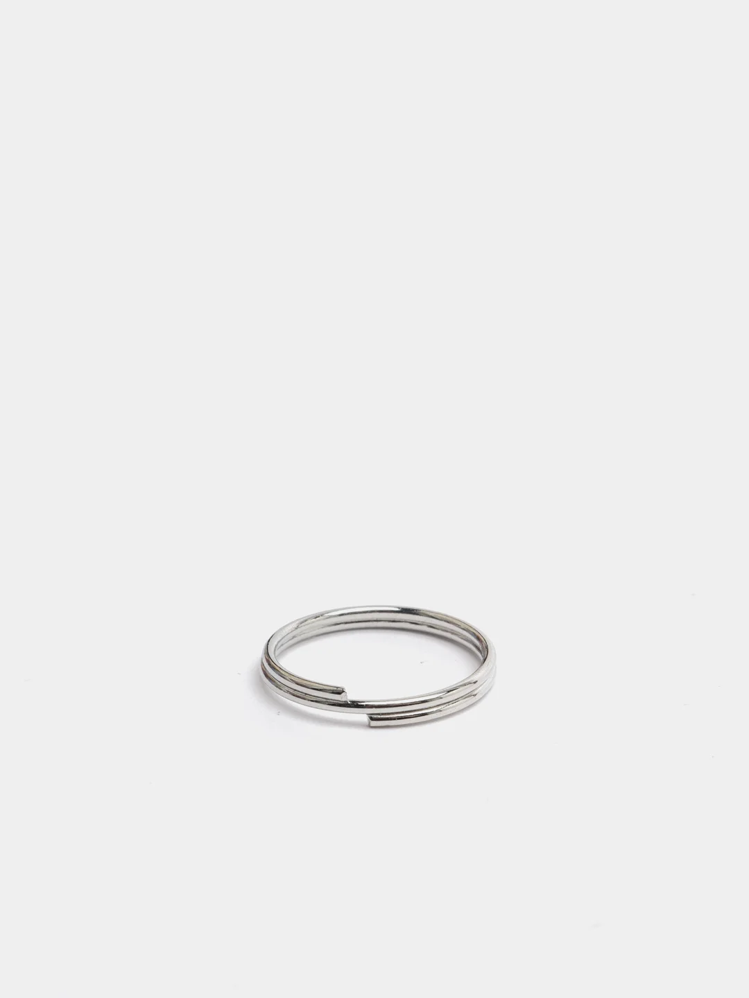 Серебряный кольцо соединительное, витое, 30 штук
