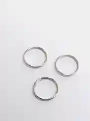 Серебряный кольцо соединительное, витое, 30 штук
