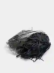 Черный бумажный наполнитель (стружка) из тишью для заполнения подарочных коробок, 8 цветов