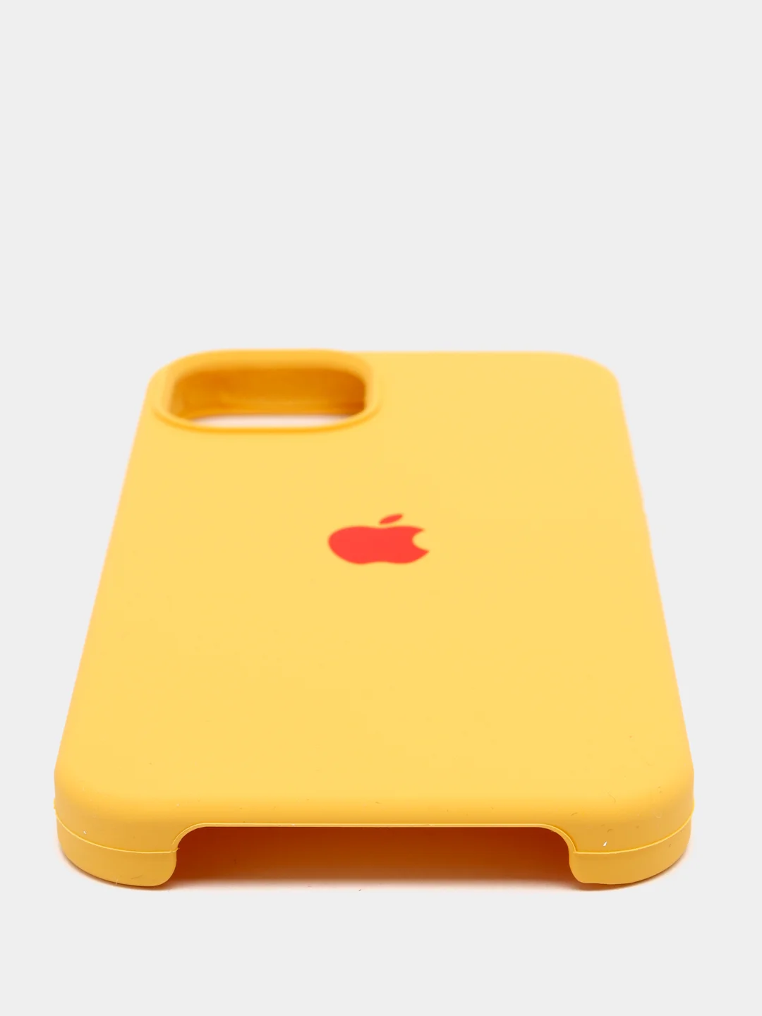 Горчичный чехол Silicone Case для iPhone 13 / 13 Pro / 13 Pro Max с открытым низом