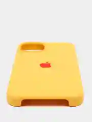 Горчичный чехол Silicone Case для iPhone 13 / 13 Pro / 13 Pro Max с открытым низом