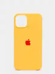 Горчичный чехол Silicone Case для iPhone 13 / 13 Pro / 13 Pro Max с открытым низом