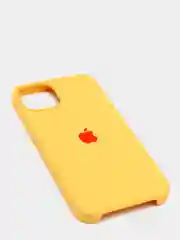 Горчичный чехол Silicone Case для iPhone 13 / 13 Pro / 13 Pro Max с открытым низом