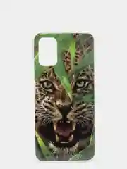 Лесной зеленый чехол Xiaomi Poco M3 с рисунком животные (Сяоми Поко М3 фламинго, тигр, леопард)