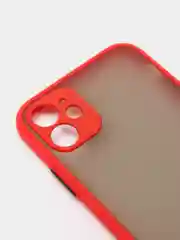 Красный чехол для iPhone 11, 13, 13 Pro, 13 Pro Max, 13 mini, 12, XR