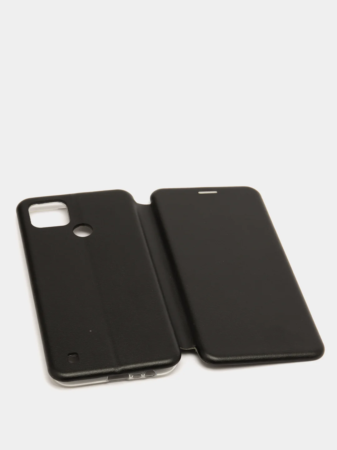 Черный чехол книжка для Realme C21Y, C25Y