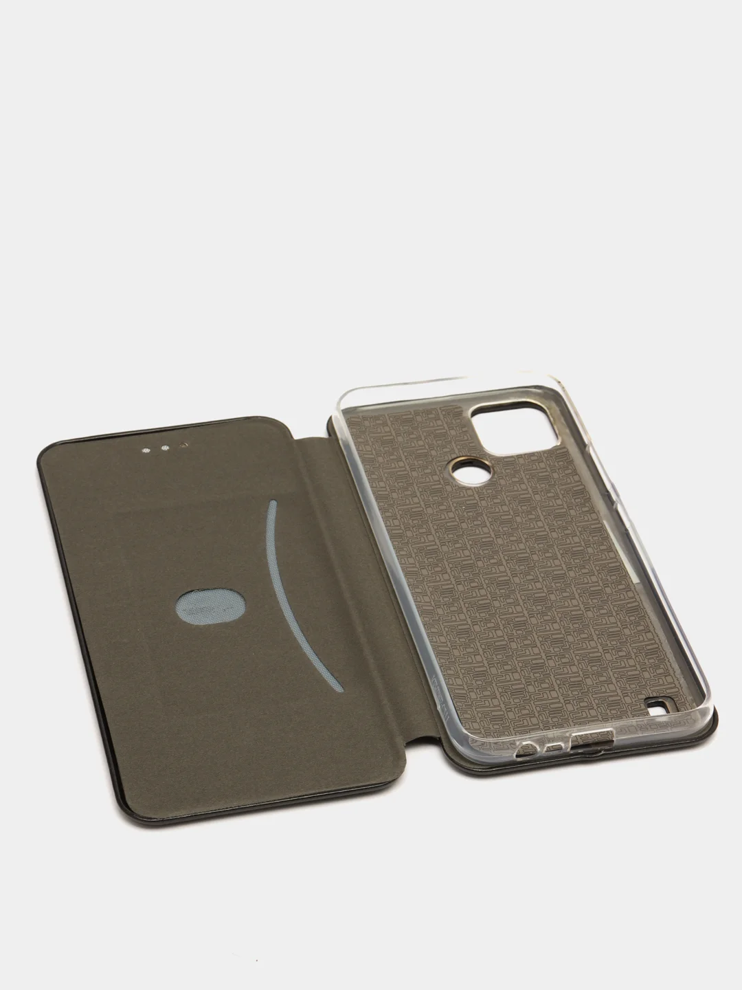 Черный чехол книжка для Realme C21Y, C25Y