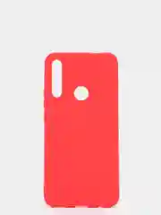 Красный чехол для Honor 10 Lite, Huawei P Smart 2019 силиконовый цветной матовый, накладка
