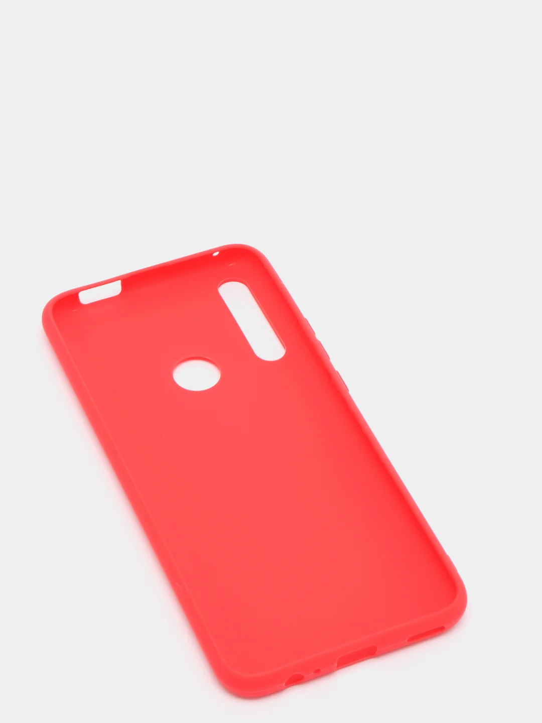 Красный чехол для Honor 10 Lite, Huawei P Smart 2019 силиконовый цветной матовый, накладка