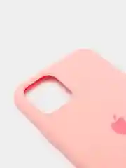 Розовый чехол для iPhone 11 Pro 5.8" Silicone Case, закрытый низ с логотипом