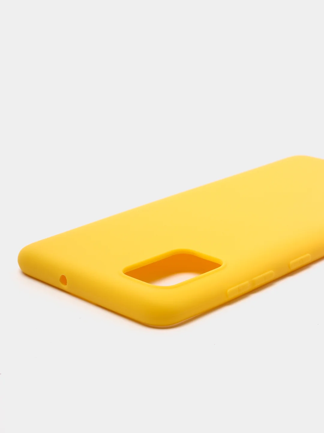Желтый силиконовый чехол для Samsung Galaxy A51 (SM-A515F) (Самсунг Галакси А51), прозрачный
