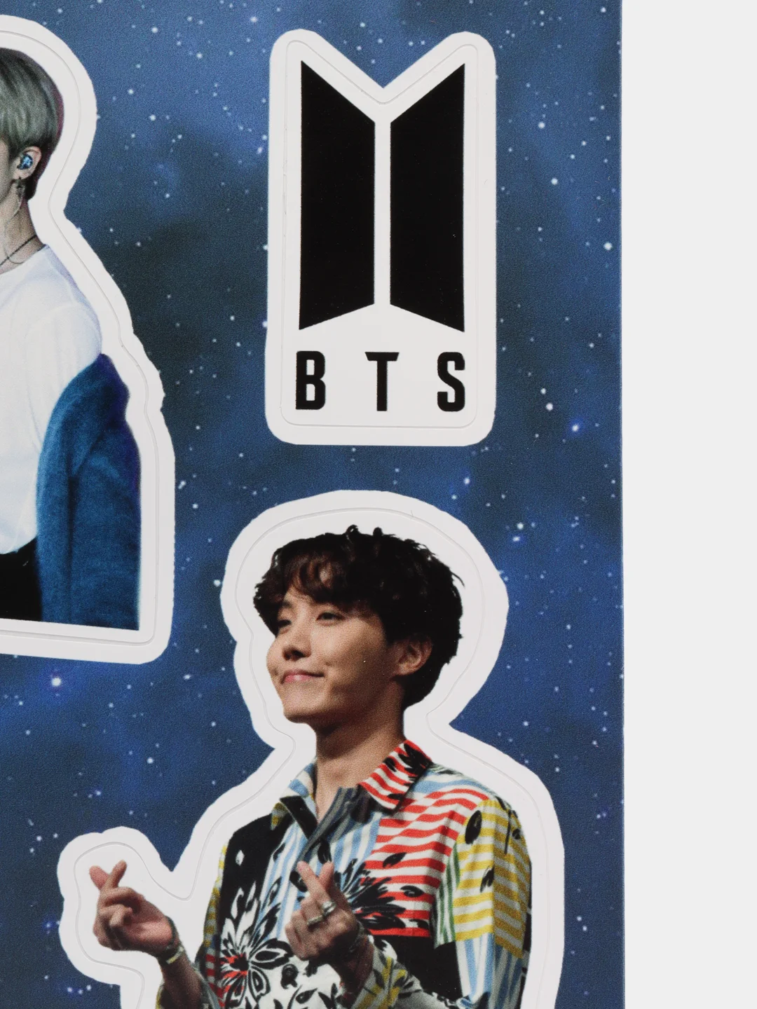 Синий стикеры "BTS", А5