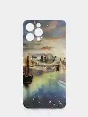 Прозрачный чехол iPhone 12 / 12 Pro, 12 Pro Max, 12 Mini чехол силиконовый с рисунком