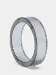 Серый кольцо пластиковое, акриловое, 10 цветов