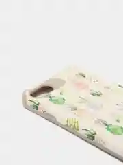 Белый кожаный чехол для