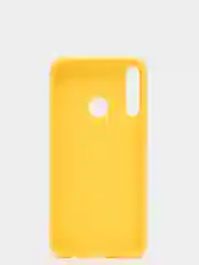 Желтый чехол для Honor 9C, Huawei P40 Lite E силиконовый цветной матовый, накладка