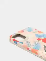 Голубой кожаный чехол для