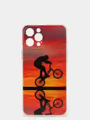 Оранжевый чехол iPhone 12 / 12 Pro, 12 Pro Max, 12 Mini чехол силиконовый с рисунком