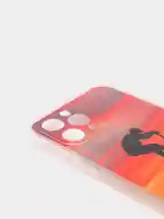 Оранжевый чехол iPhone 12 / 12 Pro, 12 Pro Max, 12 Mini чехол силиконовый с рисунком