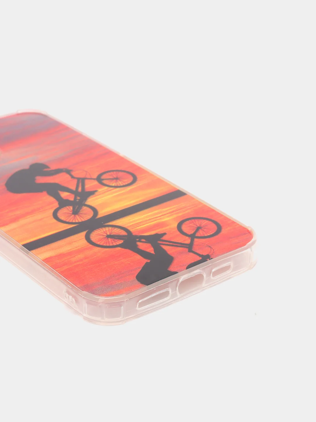 Оранжевый чехол iPhone 12 / 12 Pro, 12 Pro Max, 12 Mini чехол силиконовый с рисунком