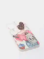 Фуксия чехол iPhone 12 / 12 Pro, 12 Pro Max, 12 Mini чехол силиконовый с рисунком