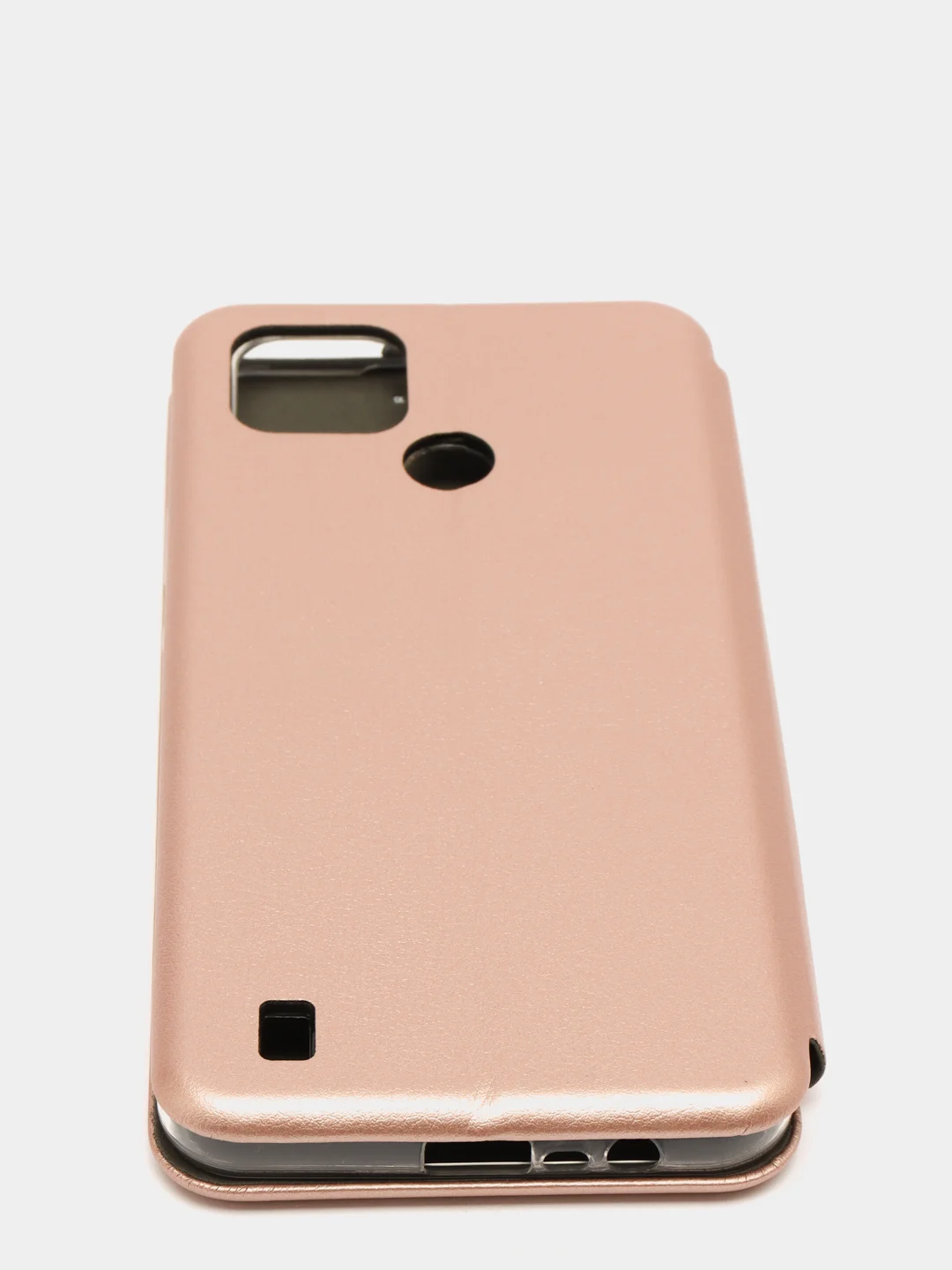 Розовый чехол-книжка для Realme C21 2021