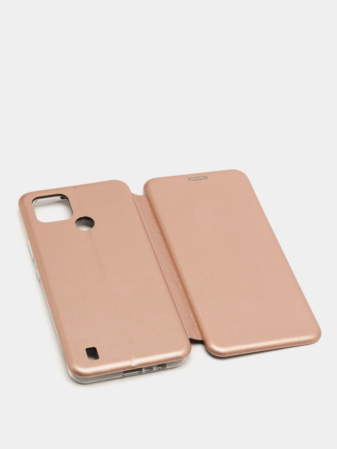 Розовый чехол-книжка для Realme C21 2021