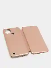 Розовый чехол-книжка для Realme C21 2021