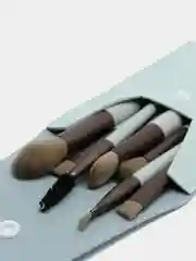 Бежевый набор кистей для макияжа, 8 шт, косметические кисти