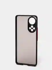 Черный чехол для Honor 50 и Huawei Nova 9, пластиковый, матовый, с цветными кнопками