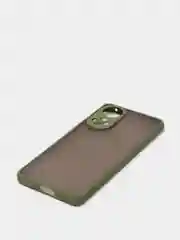 Зелёный хаки чехол для Honor 50 и Huawei Nova 9, пластиковый, матовый, с цветными кнопками
