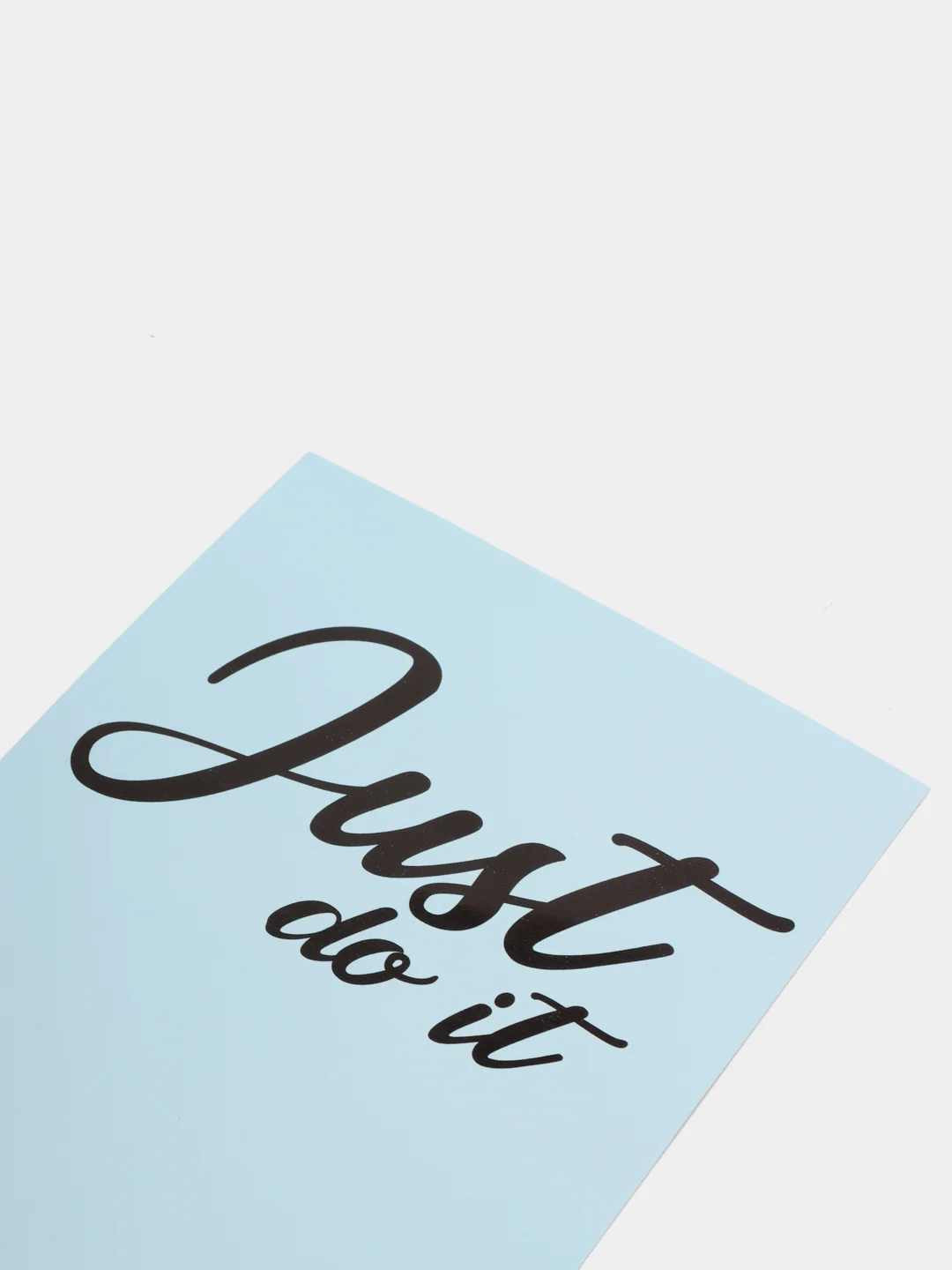 Открытка "Just do it" life poster