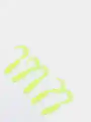 Салатовый силиконовые приманки ACTION PLASTICS Curl Tail Grub 3