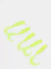 Салатовый силиконовые приманки ACTION PLASTICS Curl Tail Grub 3