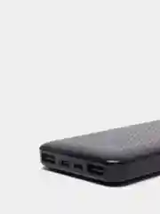 Черный внешний аккумулятор Borofone BJ3 Minimalist 10.000 mAh 2A (2xUSB, Micro-USB/Type-C)