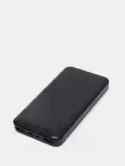 Черный внешний аккумулятор Borofone BJ3 Minimalist 10.000 mAh 2A (2xUSB, Micro-USB/Type-C)