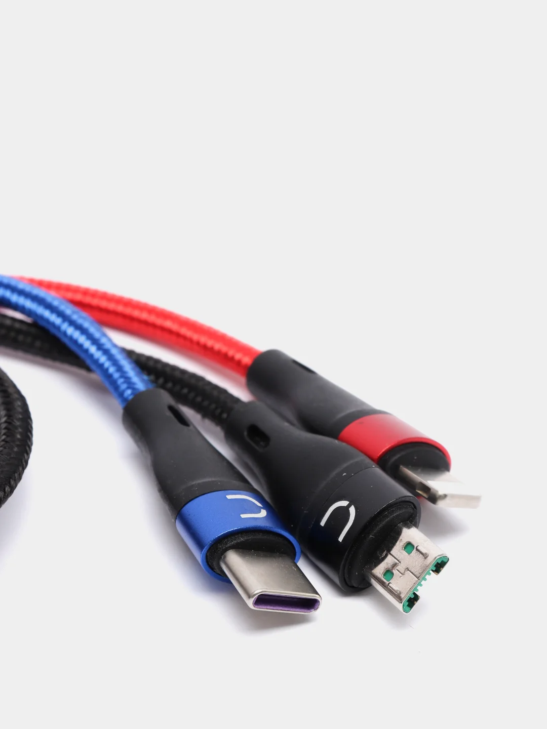 Usb кабель Quick Charge 3.0 А для зарядки и передачи данных Charget NL 3 in 1