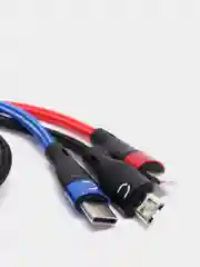Usb кабель Quick Charge 3.0 А для зарядки и передачи данных Charget NL 3 in 1