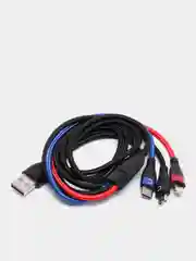 Usb кабель Quick Charge 3.0 А для зарядки и передачи данных Charget NL 3 in 1