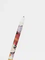 Серебряный ручка гелевая, с персонажами из мультфильма