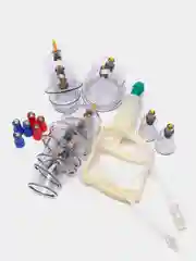 Индиго вакуумные банки для массажа и хиджамы