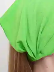 Лайм бандана на резинке косынка летняя