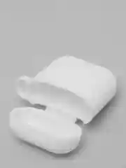 Белый силиконовый чехол для AirPods 1 и AirPods 2