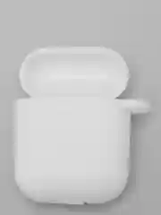 Белый силиконовый чехол для AirPods 1 и AirPods 2
