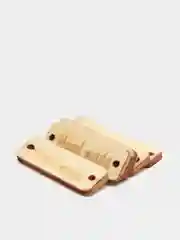 Бежевый бирка "Hand made", дерево